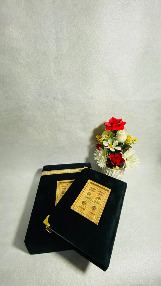 Premium Kaaba Gate Inspired Quran Gift Box Set – Weddings, Hajj, Umrah & Special Occasions
