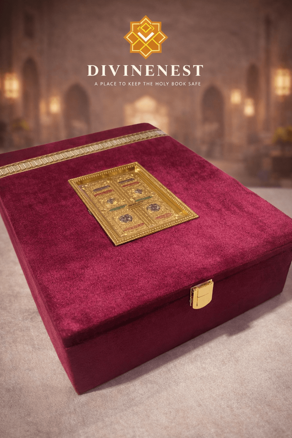 Premium - Kaaba Style Quran Majeed Box