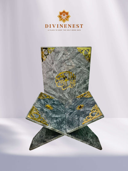 DivineNest – Premium Turkish-Style Quran Box & Rihal (Handmade Collection)