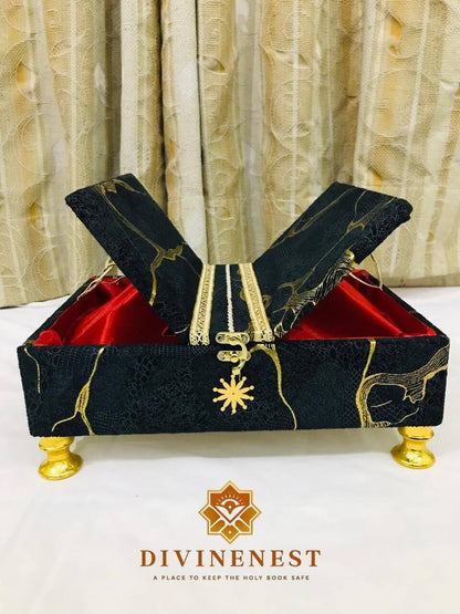 Premium - Style Quran Majeed Box (Handmade Collection)