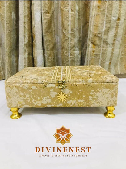 Premium - Style Quran Majeed Box (Handmade Collection)