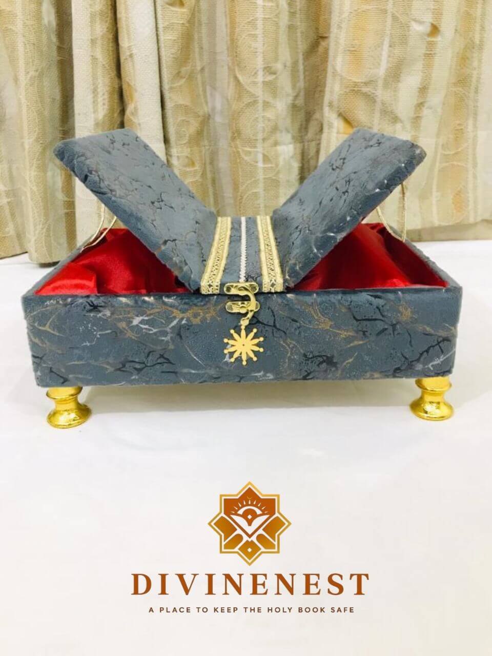 Premium - Style Quran Majeed Box (Handmade Collection)
