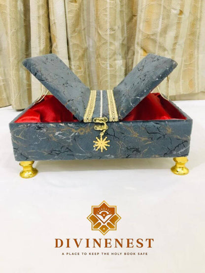 Premium - Style Quran Majeed Box (Handmade Collection)