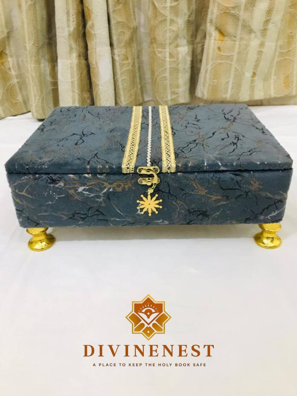 Premium - Style Quran Majeed Box (Handmade Collection)