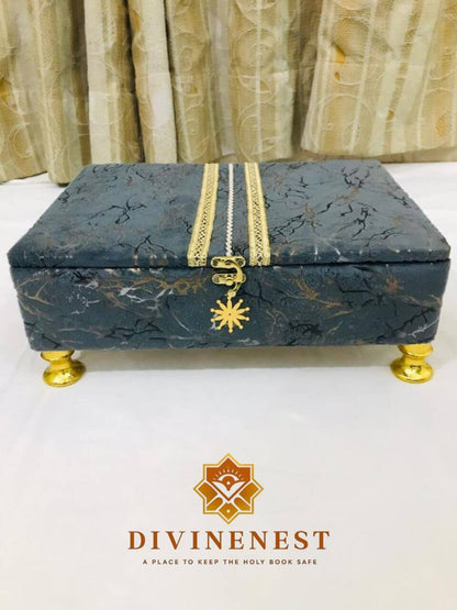 Premium - Style Quran Majeed Box (Handmade Collection)