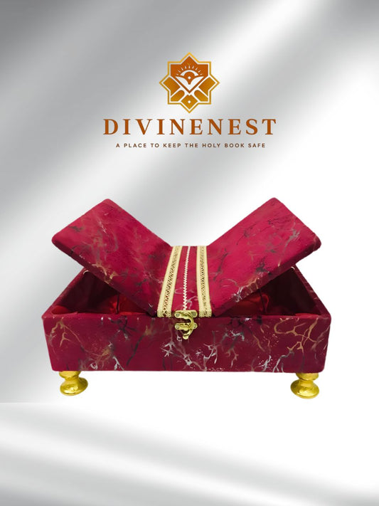 Premium - Style Quran Majeed Box (Handmade Collection)