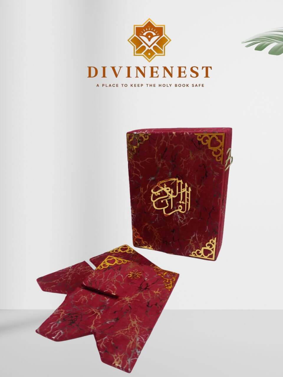 Turkish-Style Quran Box  & Rihal (Handmade Collection)