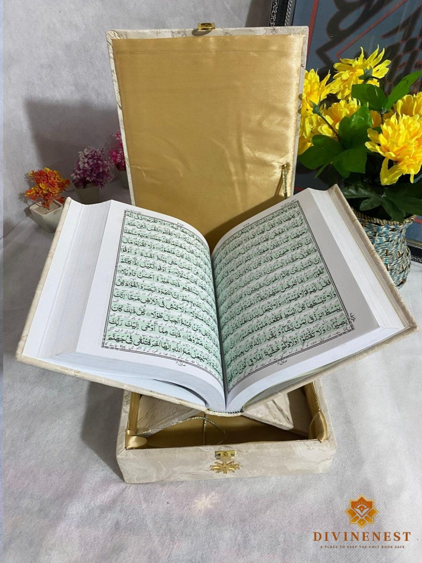 Turkish-Style Quran Box + Quran & Rihal