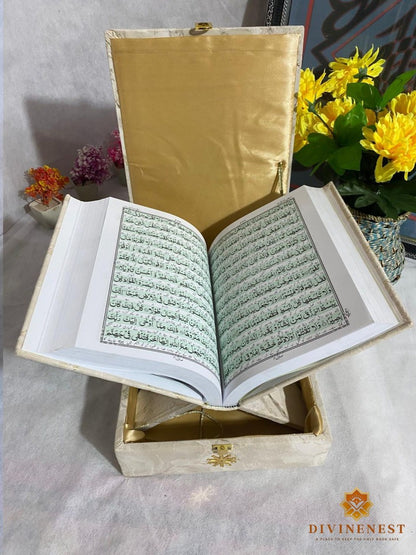 Turkish-Style Quran Box + Quran & Rihal