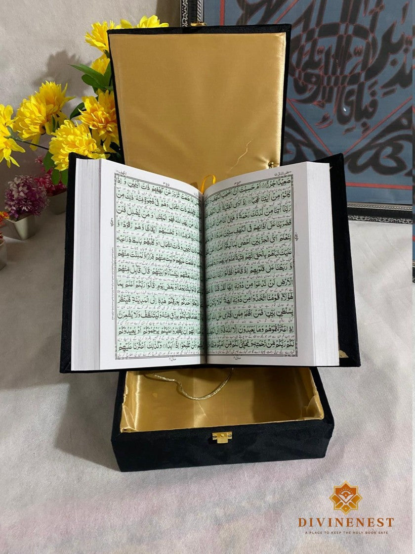 Kaaba Gate Quran Box Set – Luxury Islamic Gift for Ramzan