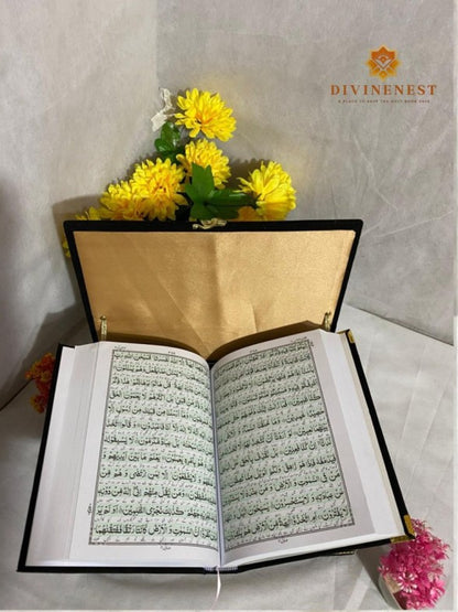 Premium Al Quran Box + Rehal & Quran Majeed