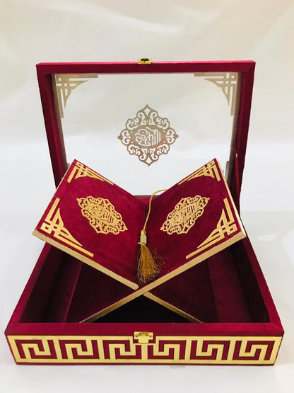 Luxury Acrylic Quran Box – Elegant Islamic Gift || Perfect Wedding, Hajj & Umrah Gift