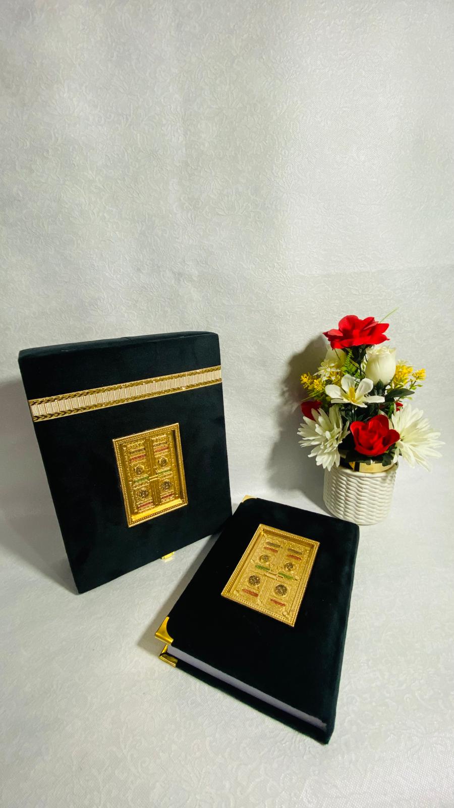 Premium Kaaba Gate Inspired Quran Gift Box Set – Weddings, Hajj, Umrah & Special Occasions